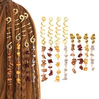 Women's Novelty Ethnic Style Cool Style Geometric Alloy Natural Stone Plating Braided Barrettes Hair Clip main image 6