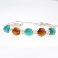 Brillant Couleur Unie Alliage Placage Incruster Strass Plaqué Or Femmes Bracelets Bracelet sku image 1