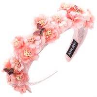 Women's Glam Vacation Flower Butterfly Alloy Cloth Hair Band sku image 4