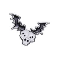 Cartoon Style Cute Cowboy Style Animal Bat Skull Alloy Stamping Stoving Varnish Women's Brooches sku image 6