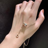 304 Stainless Steel IG Style Simple Style Plating Inlay Four Leaf Clover Round Heart Shape Shell Zircon Pendant Necklace sku image 32