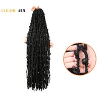 Unisex African Style Party Stage Street High Temperature Wire Long Curly Hair Wig Grip sku image 1