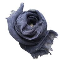 Women's Sweet Solid Color Linen Silk Scarf main image 4