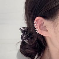 1 Piece Vacation Sweet Solid Color Mesh Copper Ear Cuffs main image 1
