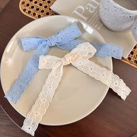 Women's Preppy Style Simple Style Bow Knot Cloth Bowknot Hair Clip main image 2