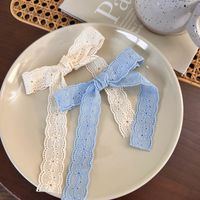Women's Preppy Style Simple Style Bow Knot Cloth Bowknot Hair Clip main image 5