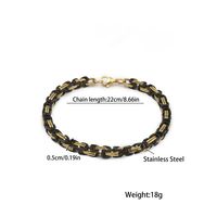 Style Classique Style Simple Bloc De Couleur Acier Inoxydable 201 Couches Patchwork Unisexe Collier Bracelets main image 3