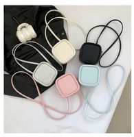 Women's Small Pu Leather Solid Color Cute Classic Style Square Zipper Crossbody Bag main image 10