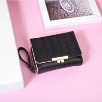 Women's Solid Color Pu Leather Zipper Wallets main image 3