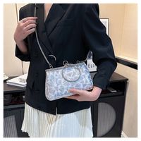 Women's Small Pu Leather Solid Color Elegant Sequins Open Evening Bag main image 3