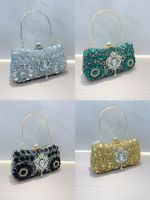 Silver Black Gold Polyester Solid Color Evening Bags main image 1