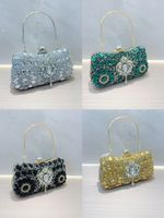 Silver Black Gold Polyester Solid Color Evening Bags main image video