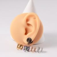1 Piece Basic Simple Style Classic Style Irregular 304 Stainless Steel 18K Gold Plated Ear Cuffs main image 3