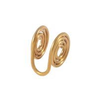 1 Piece Basic Simple Style Classic Style Irregular 304 Stainless Steel 18K Gold Plated Ear Cuffs sku image 4