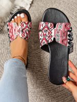 Women's Vacation Ethnic Style Color Block Round Toe Beach Sandals main image 2