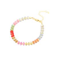 Bohemian Modern Style Circle Shell Beaded 18K Gold Plated Women's Bracelets main image 4