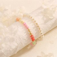 Bohemian Modern Style Circle Shell Beaded 18K Gold Plated Women's Bracelets main image 5