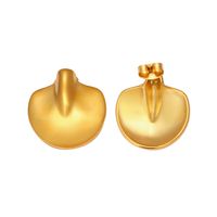 1 Pair IG Style Modern Style Classic Style Geometric Solid Color 304 Stainless Steel None 18K Gold Plated Drop Earrings sku image 1