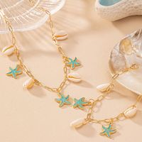 IG Style Vacation Modern Style Starfish Shell Alloy Shell Women's Bracelets Necklace main image 3