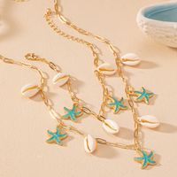 IG Style Vacation Modern Style Starfish Shell Alloy Shell Women's Bracelets Necklace main image 6