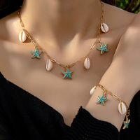 IG Style Vacation Modern Style Starfish Shell Alloy Shell Women's Bracelets Necklace main image 1
