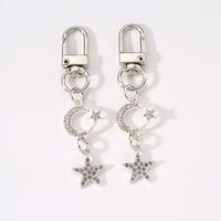 Simple Style Solid Color Alloy Inlay Rhinestones Keychain sku image 2