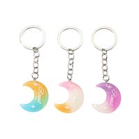 Simple Style Color Block Resin Star Resin Keychain main image 2