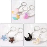 Simple Style Color Block Resin Star Resin Keychain main image 4