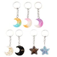 Simple Style Color Block Resin Star Resin Keychain main image 3