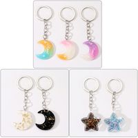 Simple Style Color Block Resin Star Resin Keychain main image 5