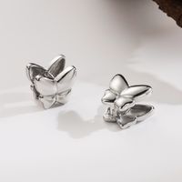 1 Pair Casual Commute Flower Butterfly Hollow Out 304 Stainless Steel 14K Gold Plated Ear Cuffs main image 5