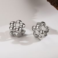 1 Pair Casual Commute Flower Butterfly Hollow Out 304 Stainless Steel 14K Gold Plated Ear Cuffs main image 6