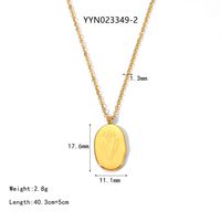 IG Style Nordic Style Plant 304 Stainless Steel 18K Gold Plated Women's Pendant Necklace sku image 2