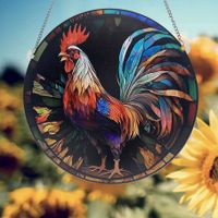 Cute Artistic Chicken Arylic Pendant Artificial Decorations main image 5