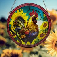 Cute Artistic Chicken Arylic Pendant Artificial Decorations main image 3