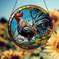 Cute Artistic Chicken Arylic Pendant Artificial Decorations main image 4