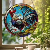 Cute Artistic Chicken Arylic Pendant Artificial Decorations main image 9