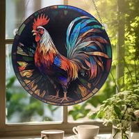 Cute Artistic Chicken Arylic Pendant Artificial Decorations main image 8