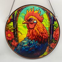 Cute Artistic Chicken Arylic Pendant Artificial Decorations sku image 1