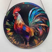 Cute Artistic Chicken Arylic Pendant Artificial Decorations sku image 4