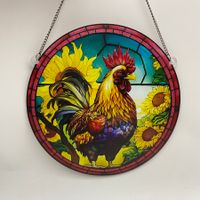 Cute Artistic Chicken Arylic Pendant Artificial Decorations sku image 2