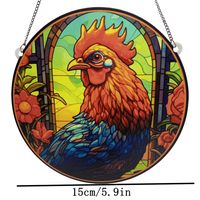 Cute Artistic Chicken Arylic Pendant Artificial Decorations main image 2