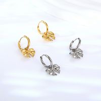 1 Pair Elegant Lady Bow Knot Plating 304 Stainless Steel 18K Gold Plated Drop Earrings main image 4