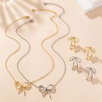IG Style Sweet Simple Style Bow Knot Alloy Women's Jewelry Set main image 1