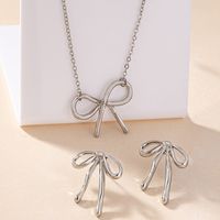 IG Style Sweet Simple Style Bow Knot Alloy Women's Jewelry Set main image 3