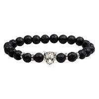 Casual Vintage Style Simple Style Animal Alloy Natural Stone Men's Bracelets main image 4