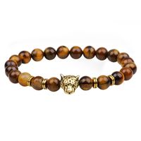 Casual Vintage Style Simple Style Animal Alloy Natural Stone Men's Bracelets main image 5