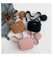 Women's Small Pu Leather Solid Color Streetwear Zipper Shoulder Bag main image 1
