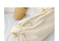 Women's Medium Nylon Solid Color Basic Square Zipper Shoulder Bag main image 3