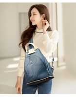 Anti-theft 17 Inch Solid Color Daily Women's Backpack main image 5